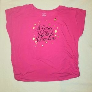 Lane Bryant Pink Fuschia Tee